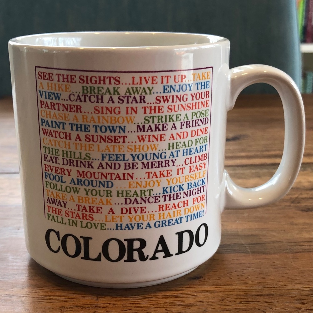 Vintage Colorado Coffee Mug / Cup